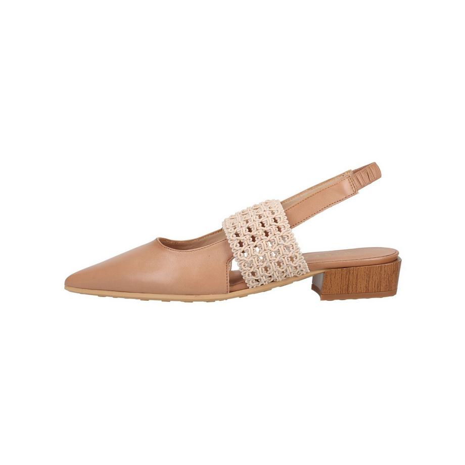 Hispanitas Escarpins slingback avec détail tressé  