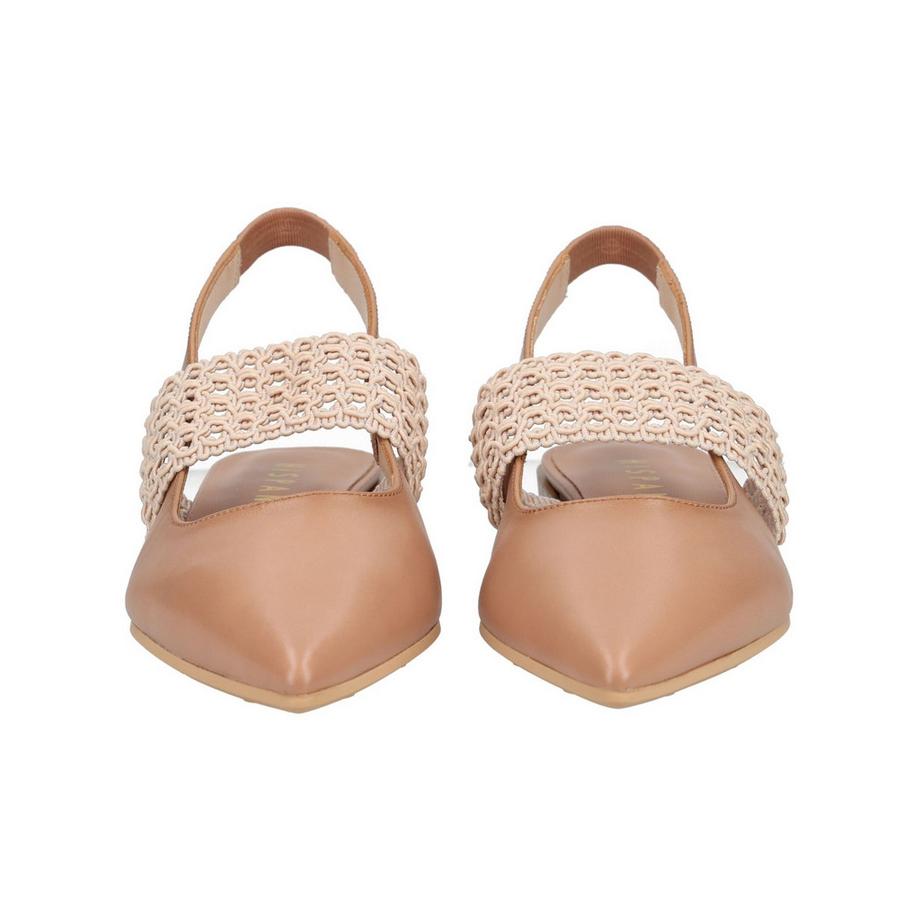 Hispanitas Escarpins slingback avec détail tressé  