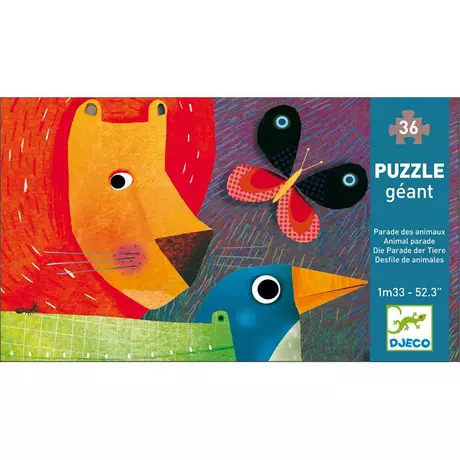 Djeco  Puzzle Die Tierparade (36Teile) 
