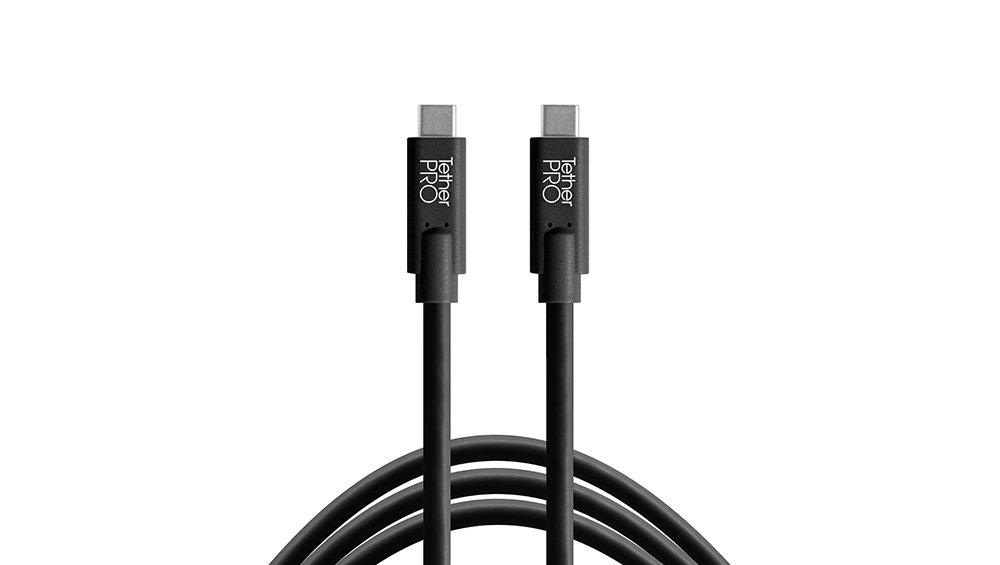 Tether Tools  Tether Tools CUC06-BLK USB Kabel 1,8 m USB 3.2 Gen 1 (3.1 Gen 1) USB C Schwarz 