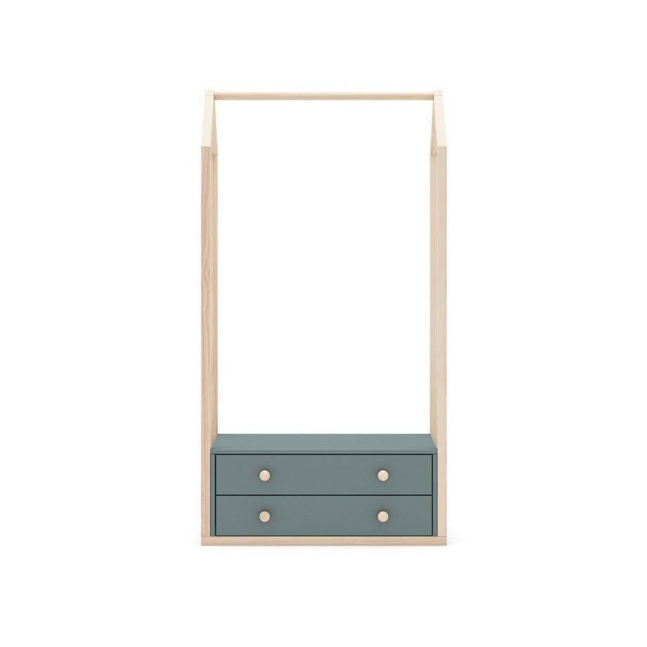 Kleiderschrank mit 2 Schubladen L80 cm - Esteban