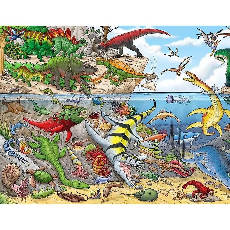 Dinosaurier Wimmelbuch Walther, Max (Illustrationen) Gebundene Ausgabe 