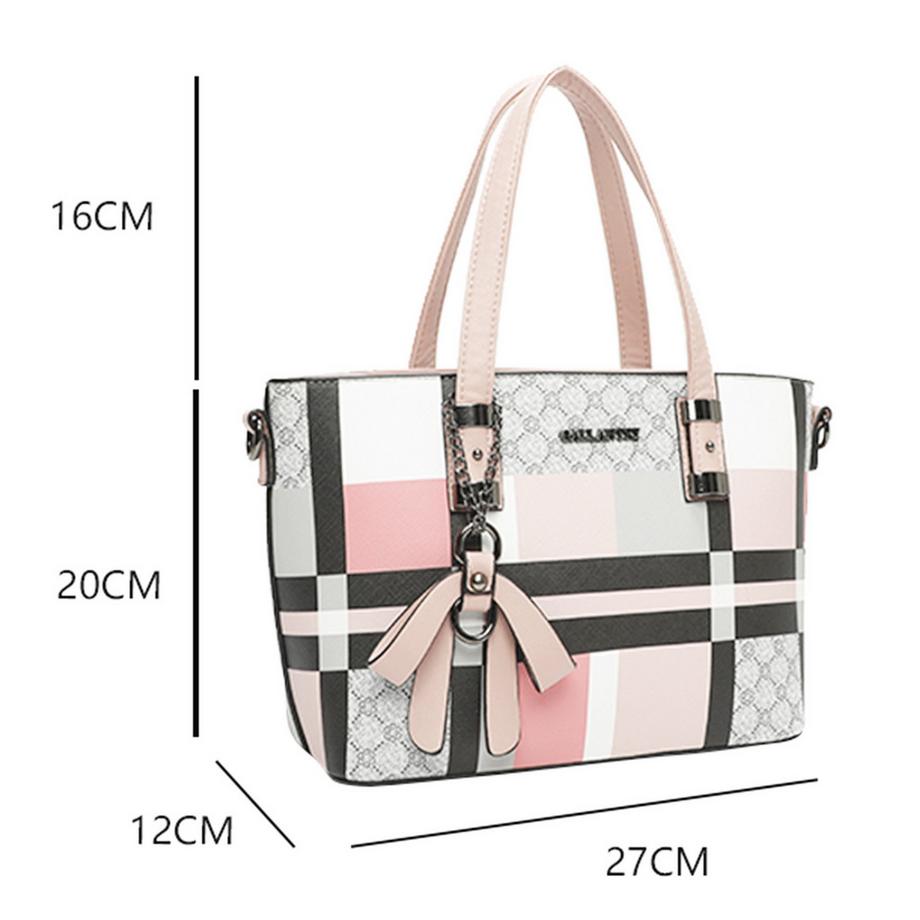 Gallantry Sac Cabas Motif à Carreaux  