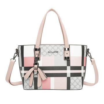 Sac Cabas Motif à Carreaux