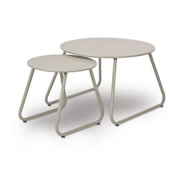 Table d'appoint 2 pcs. Beige