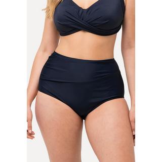 Ulla Popken  Bikini-Hose, Drapierung, High Waist 