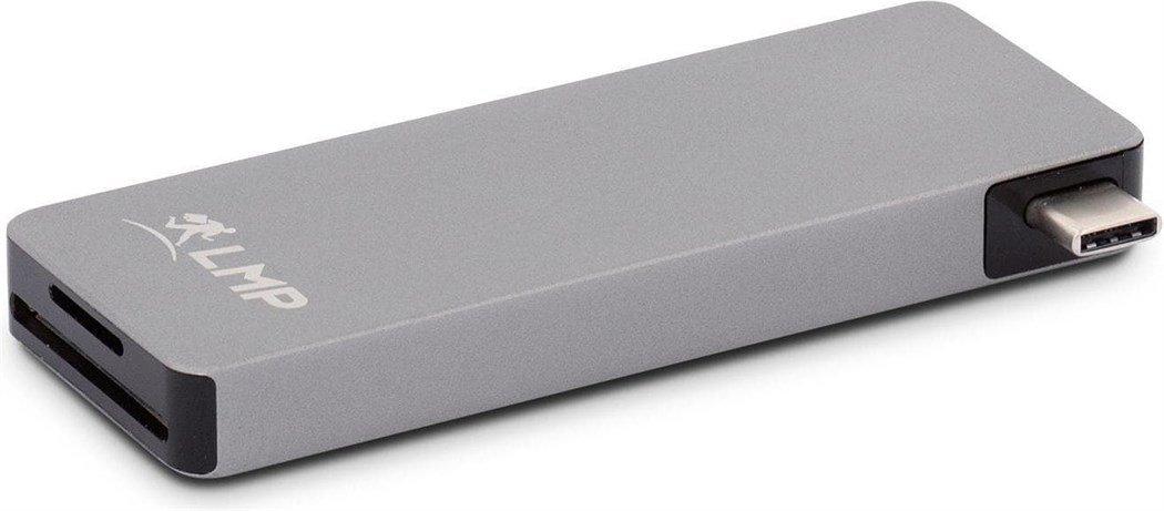 LMP  Dockingstation USB-C Basic Hub Space Grau 