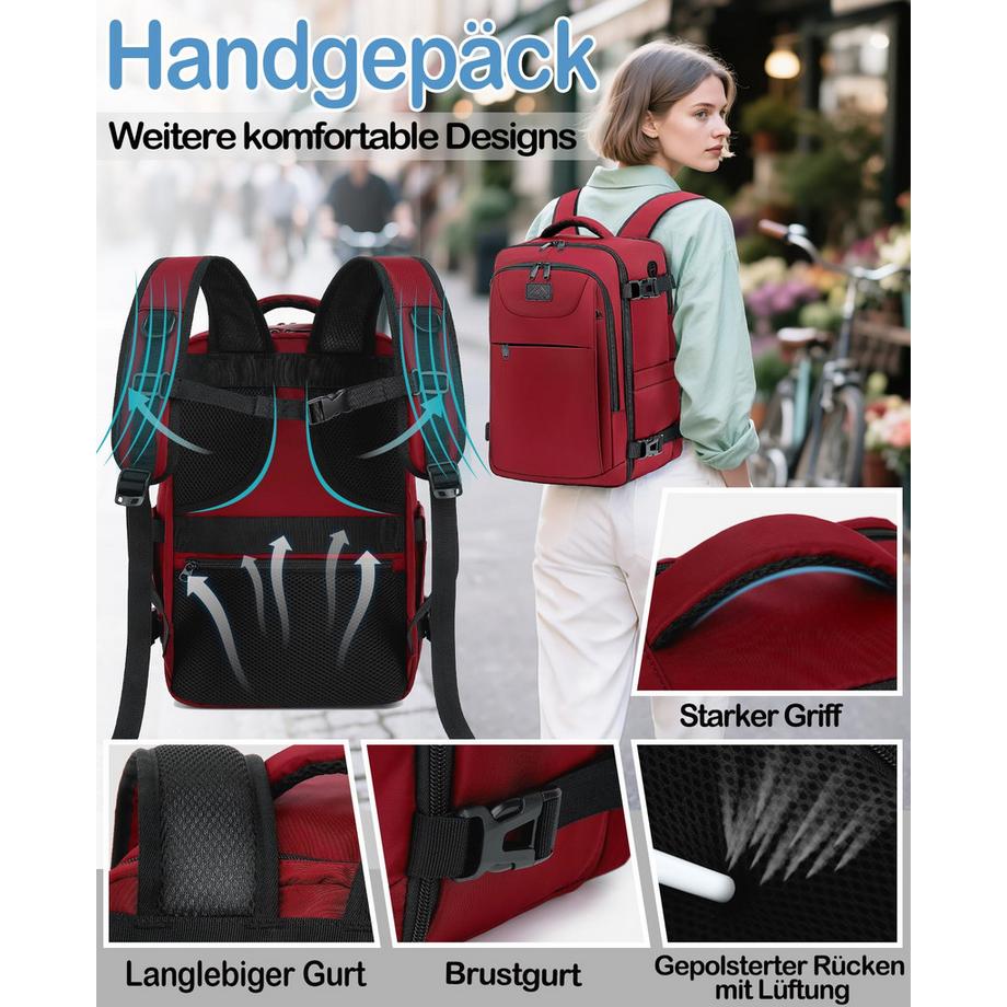 Only-bags.store Zaino Compact per Bagaglio a Mano Ryanair  