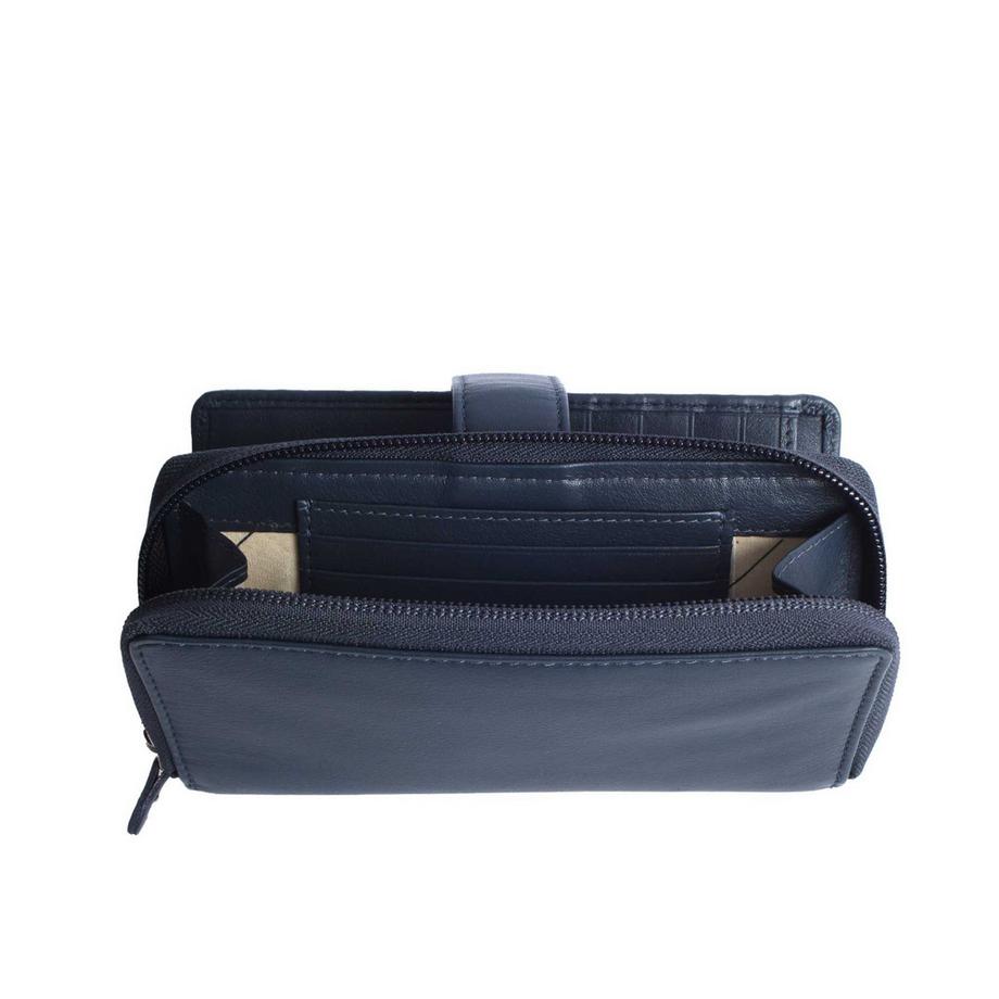 VARGU WENS 1-A Mono Portefeuille en Cuir Véritable  