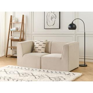 Beliani 2 Sitzer Sofa aus Cord Modern LEMVIG  