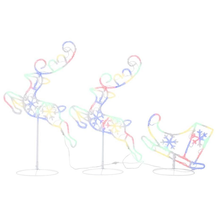 Renne et traîneau de noël