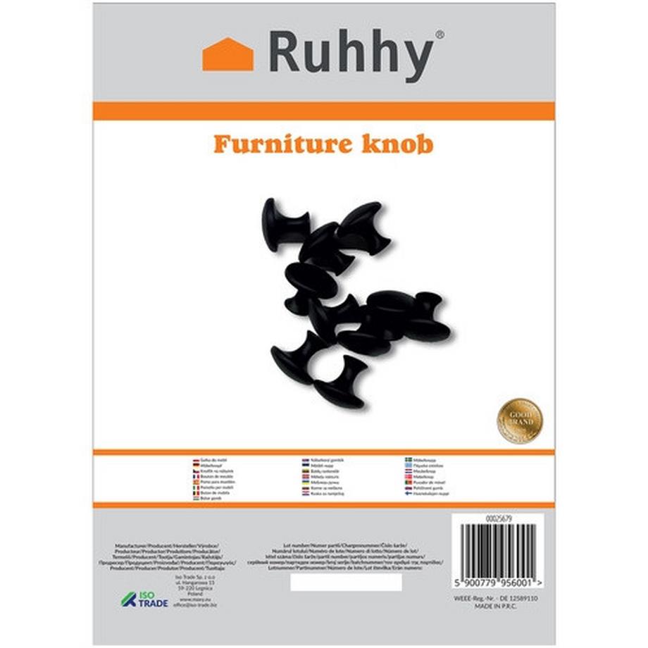 Ruhhy  Ruhhy 25679 Möbelknopf 