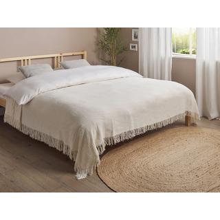 Beliani YERBENT Baumwoll-Tagesdecke  