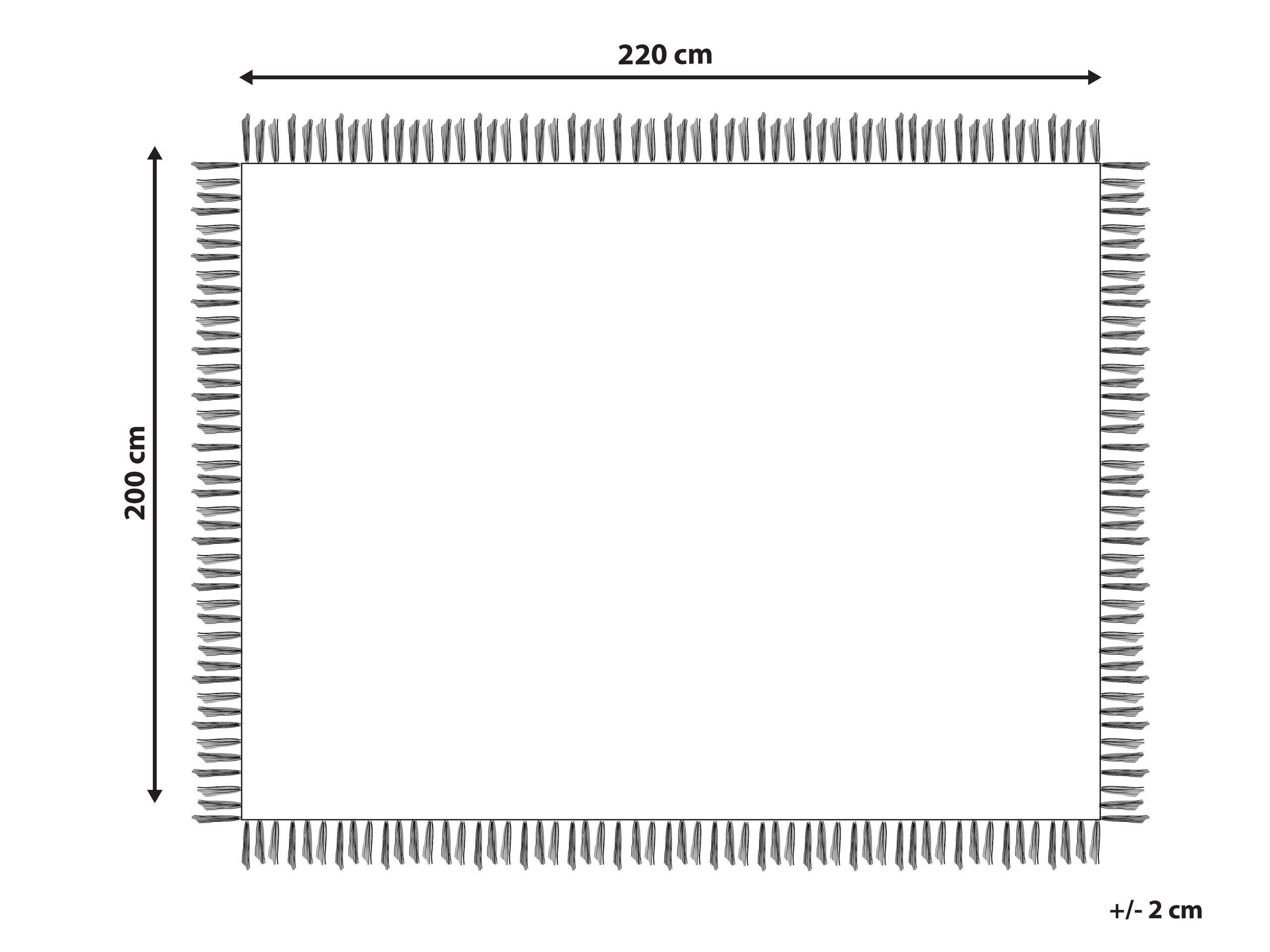 Beliani YERBENT Copriletto in Cotone  