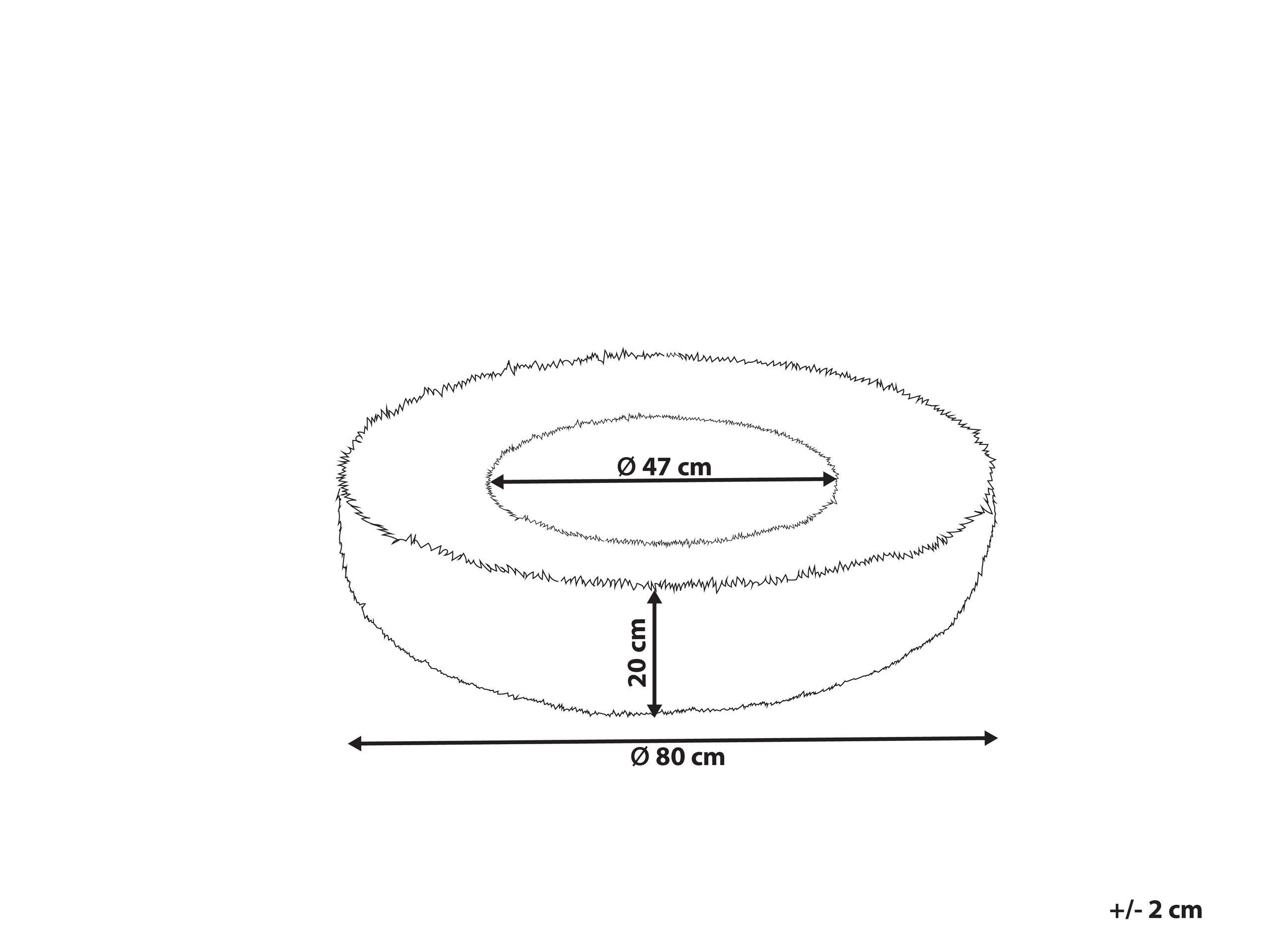 Beliani  Accessoires en Fourrure synthétique Traditionnel KULU 