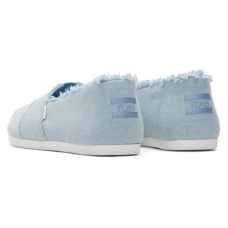 TOMS  espadrillas in denim con frange da alpargata 