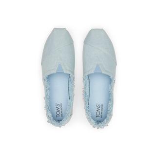 TOMS  damen espadrilles aus devalé-jeans mit fransen alpargata 