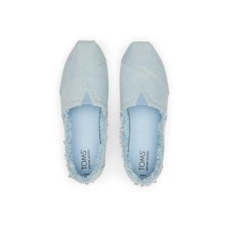 TOMS  espadrillas in denim con frange da alpargata 