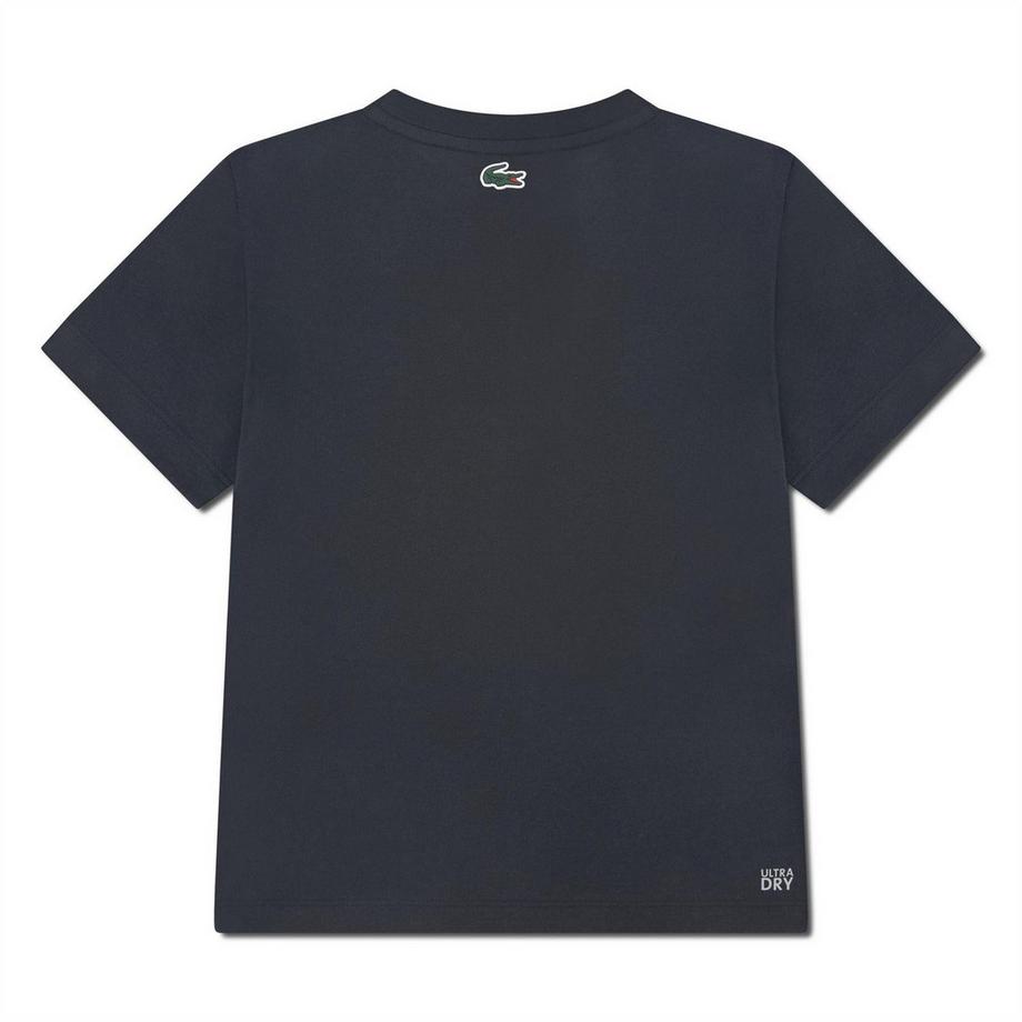 LACOSTE  Maglietta Grande Logo Misto Cotone 