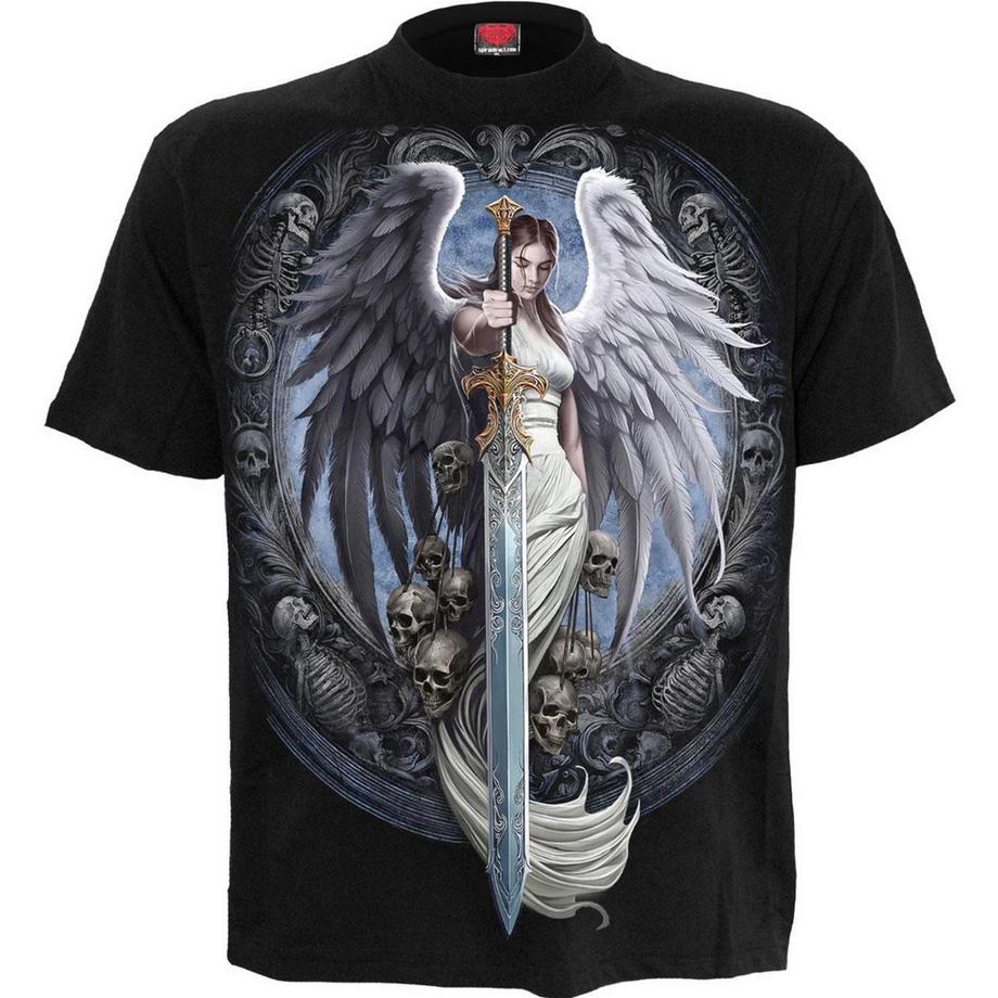 T-Shirt, Rückseitiger Aufdruck