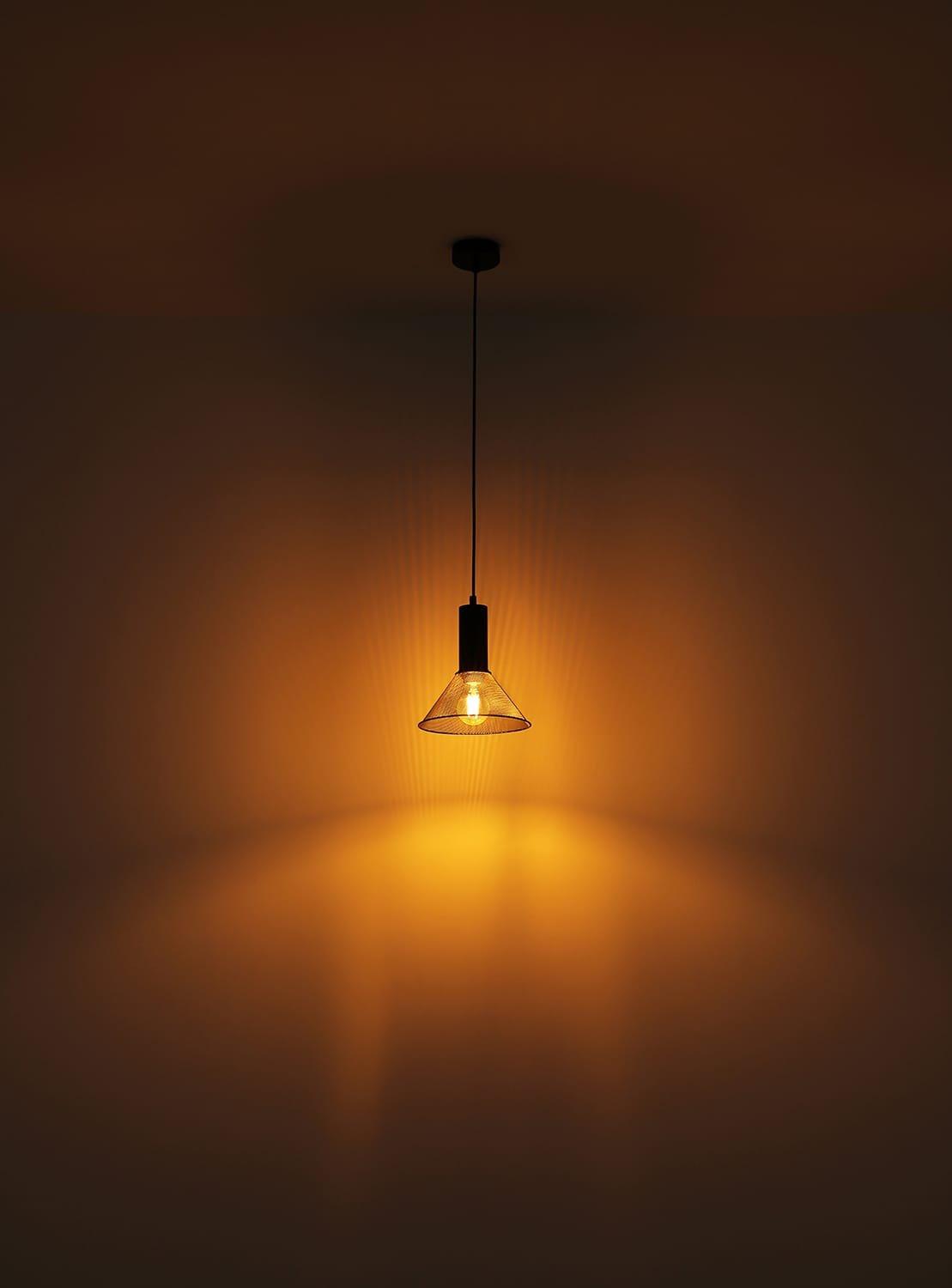 mutoni Lampada da parete Jedd metallo nero opaco 21 1xE27  