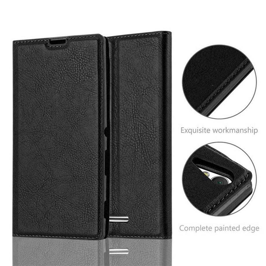 Cadorabo  Housse compatible avec Sony Xperia T3 - Coque de protection avec fermeture magnétique, fonction de support et compartiment pour carte 