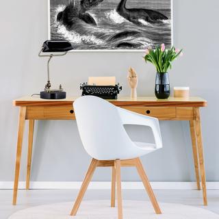 Northio Schwarze Bankerlampe  