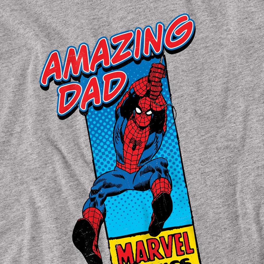 Marvel Comics T-Shirt Amazing Dad avec Motif Spider-Man  