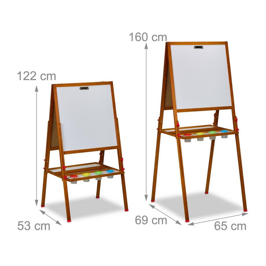 Northix  Stehende Kinderstaffelei 3 in 1 