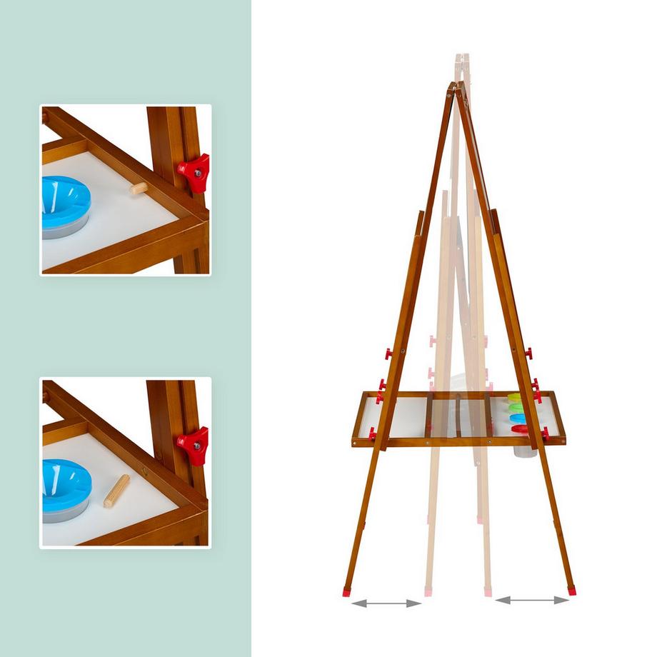 Northix  Stehende Kinderstaffelei 3 in 1 