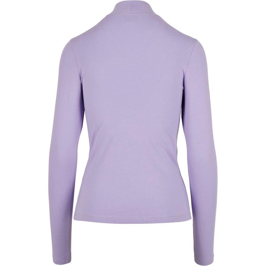 URBAN CLASSICS Langärmeliges Rollkragen T-Shirt mit Cut-Out  