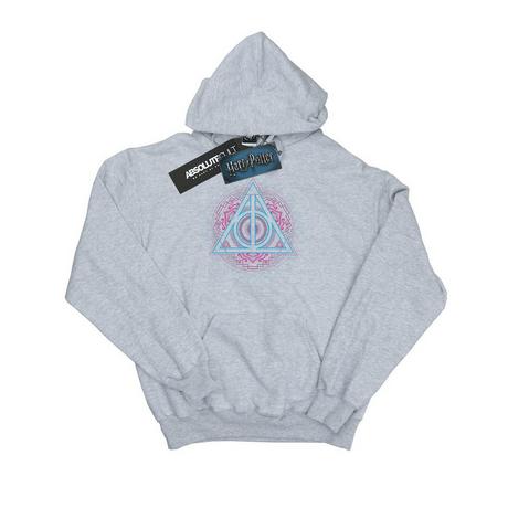 HARRY-POTTER  Neon Deathly Hallows Kapuzenpullover 