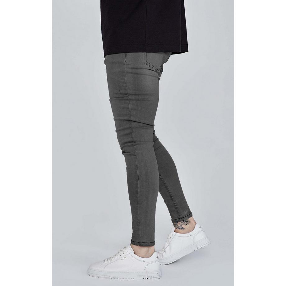 Sik Silk Distressed Skinny Jeans  