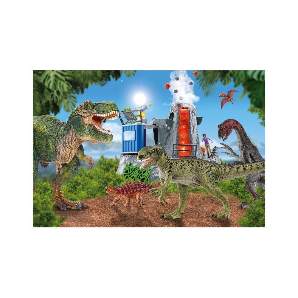 Schmidt  Puzzle Dinosaurier der Urzeit inkl. Figur (100Teile) 