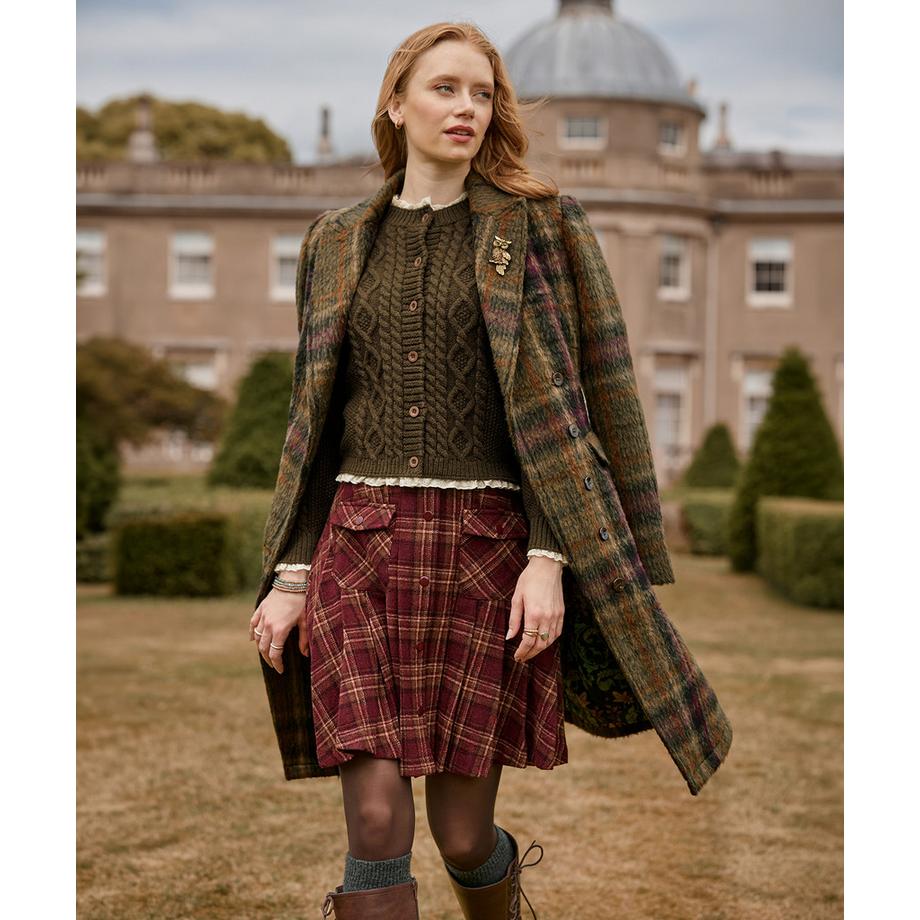 Joe Browns Manteau à Carreaux Asymétrique Tessa  