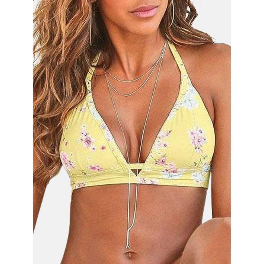 Sunseeker costume da bagno Triangolo giallo Top A-B