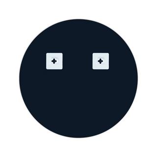 Beliani Wandspiegel aus Glas Skandinavisch AGEN  