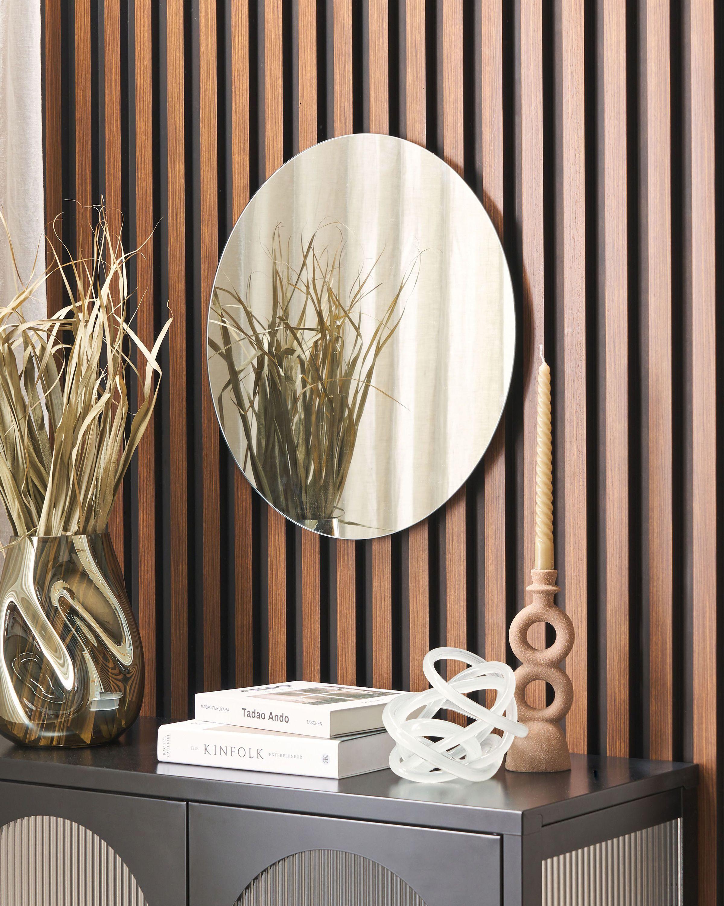 Beliani Wandspiegel aus Glas Skandinavisch AGEN  