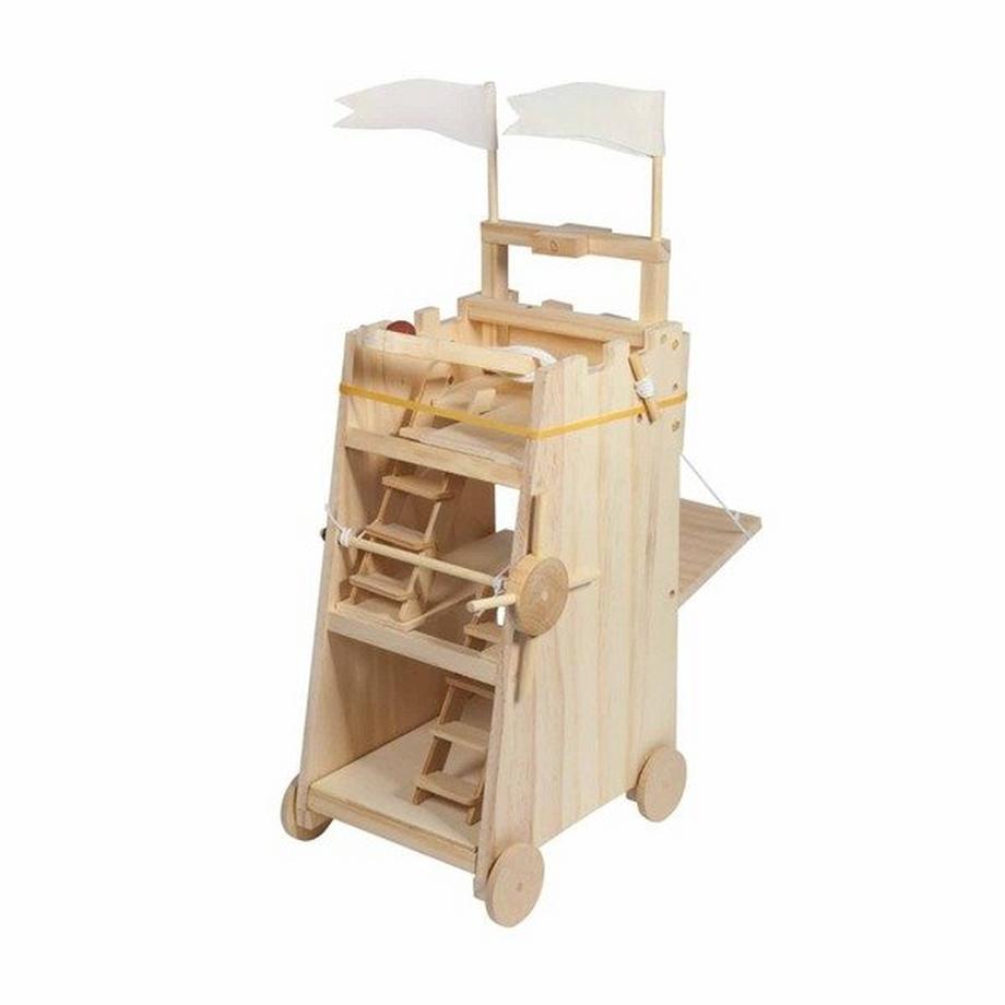 Novelty  Belagerungsturm Funktionsmodell Holz 