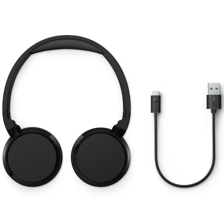 PHILIPS  Kabelloser On-Ear-Kopfhörer TAH3209BK, 25 Stunden Spielzeit, leicht und bequem. Schwarz. 