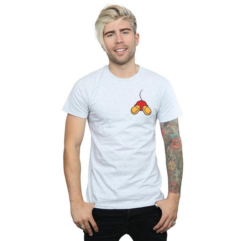 Disney Mickey Mouse Orecchie e Scarpe T-Shirt Stampata  