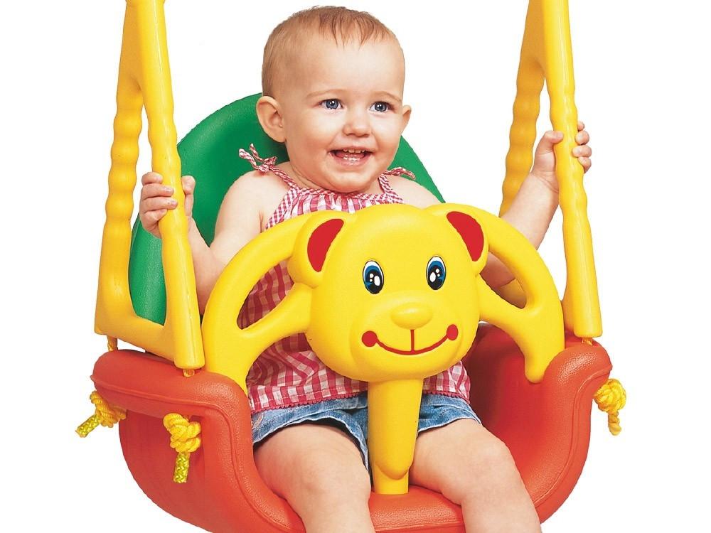 B2X  Altalena di sicurezza 3in1 Orsetto 424 