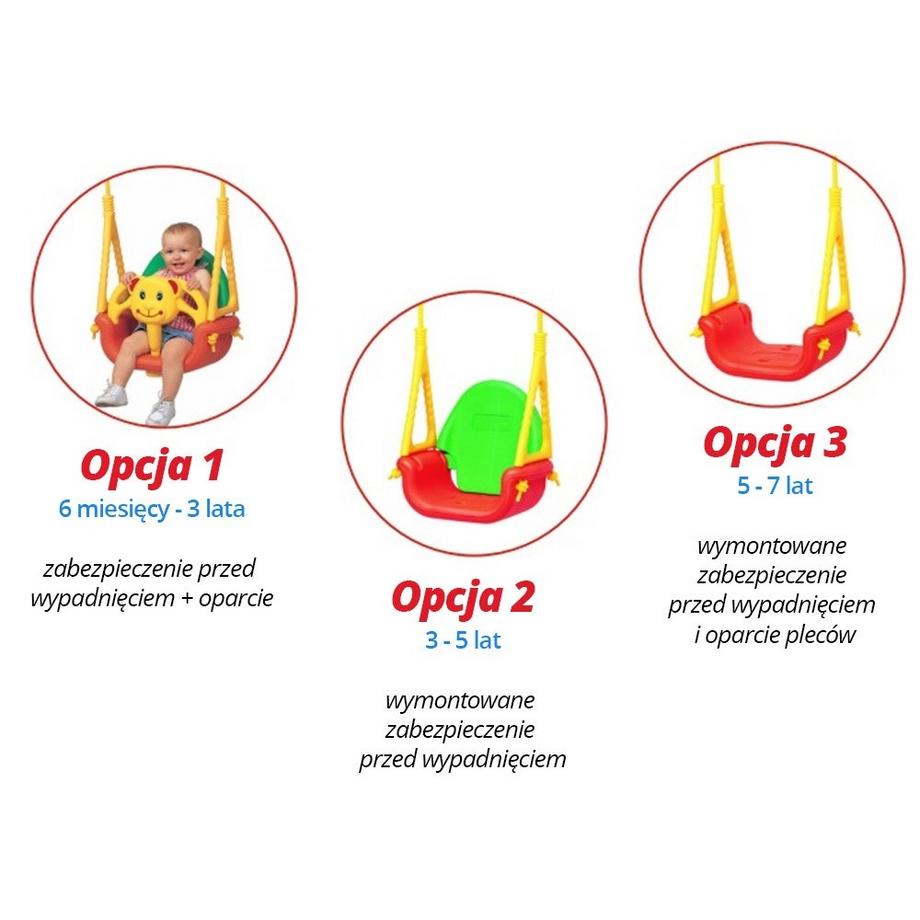 B2X  Sicherheitsschaukel 3in1 Teddybär 424 