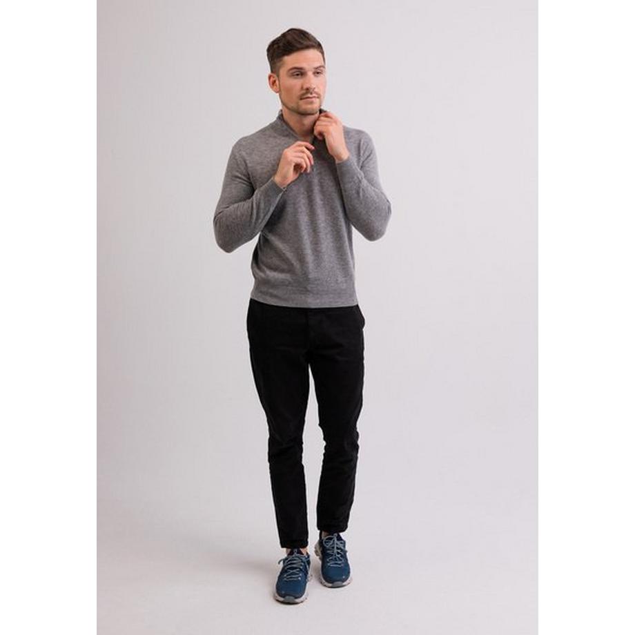 CASH-MERE.CH Pull Col Montant Cachemire  