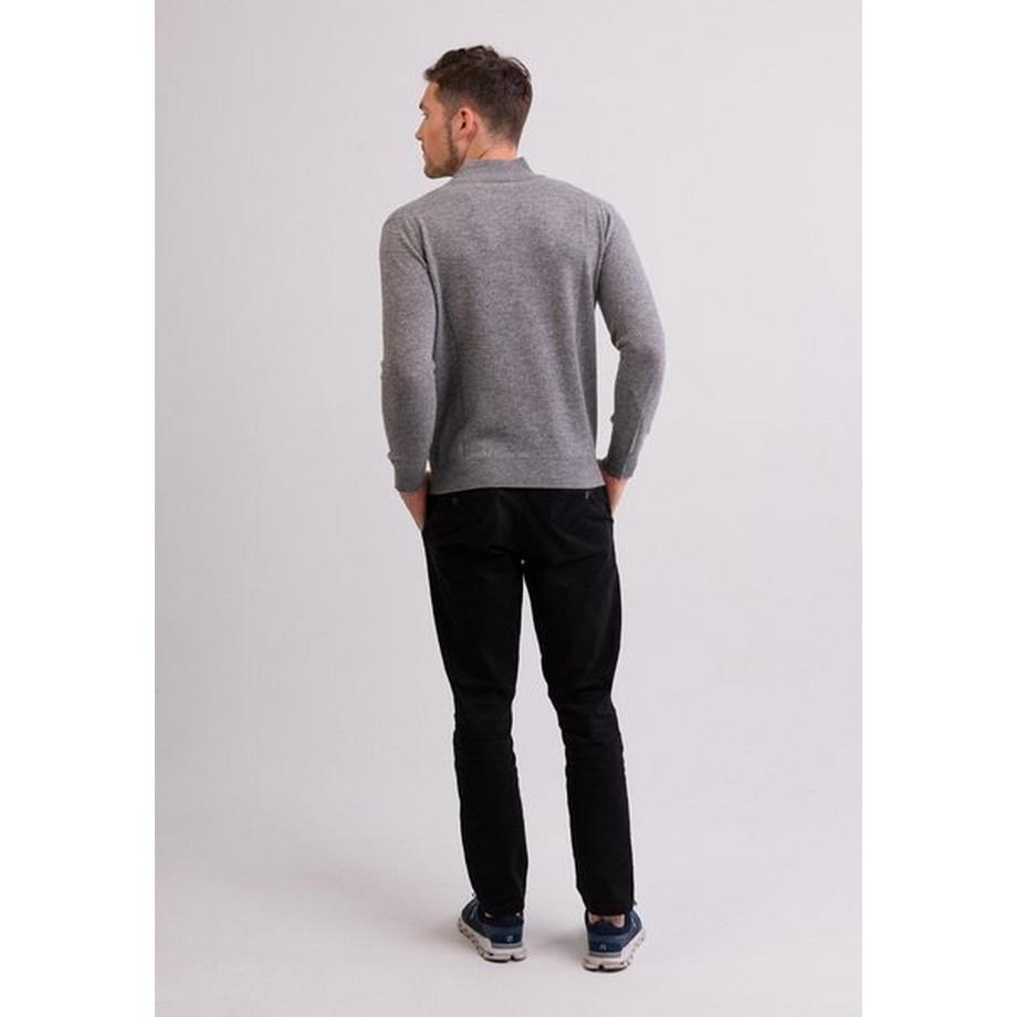 CASH-MERE.CH Pull Col Montant Cachemire  