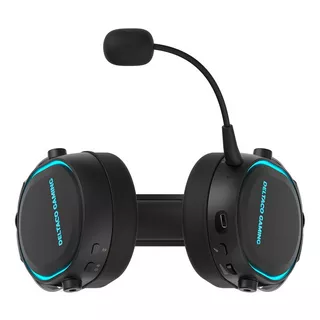 DELTACO  Deltaco DH420 Kopfhörer Verkabelt & Kabellos Kopfband Gaming Schwarz 