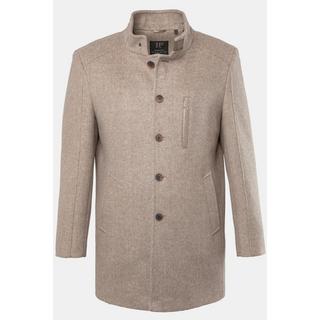 JP1880 Manteau Laine Mélangée Col Montant  