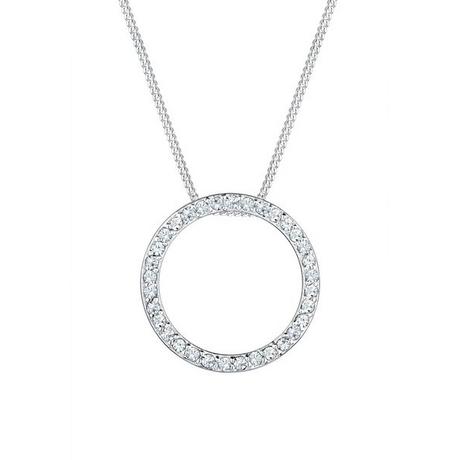 Elli  Collier Femme Pendentif Cercle De Cristal 