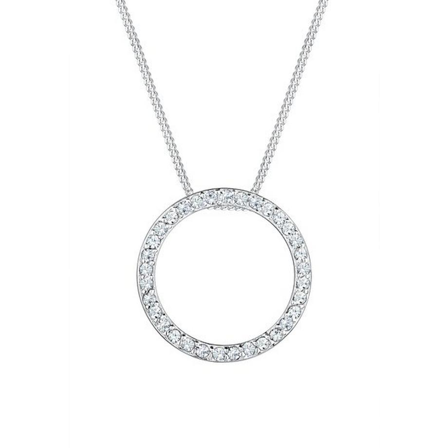 Elli  Halskette Kreis Geo Trend Kristalle 