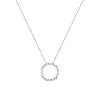 Elli  Collier Femme Pendentif Cercle De Cristal 